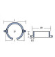 Collar For Engine Bravo I and Bravo III - original part number: 806188 - 00828X - Tecnoseal